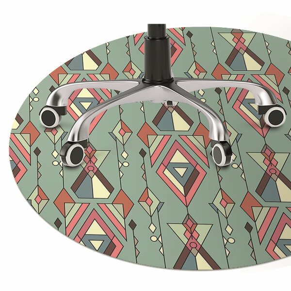Podložka pod kancelársku stoličku Aztec vzor
