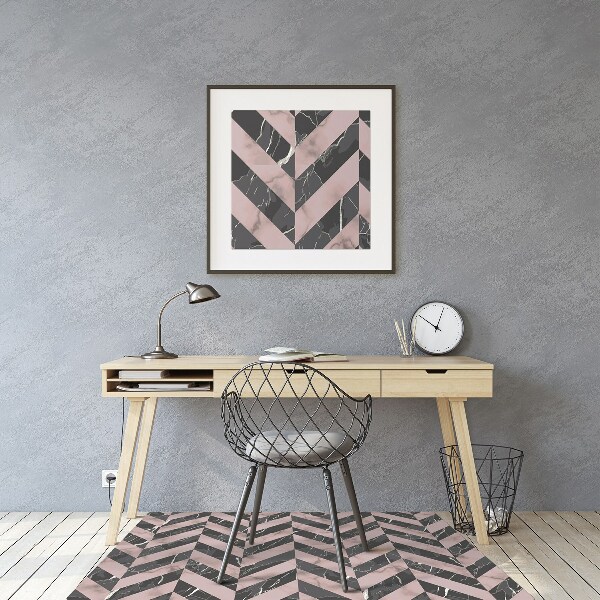 Ochranná podložka pod stoličku Marble v štýle loft