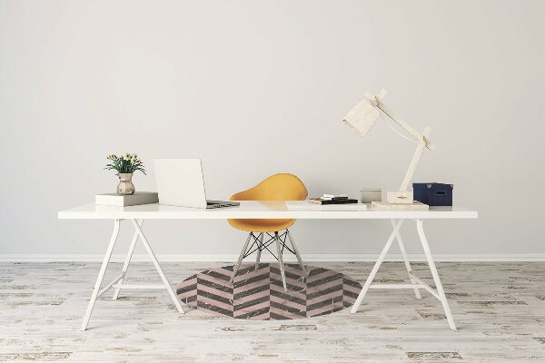 Ochranná podložka pod stoličku Marble v štýle loft