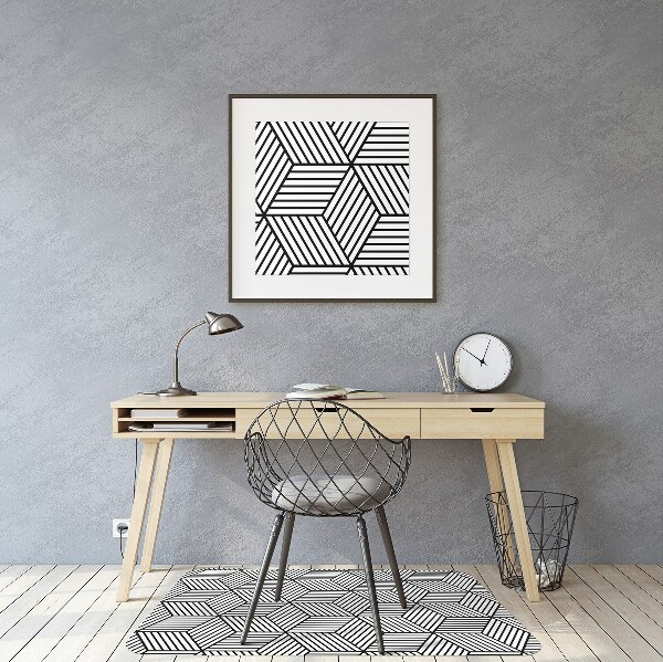 Podložka pod stoličku geometrické ilúzie