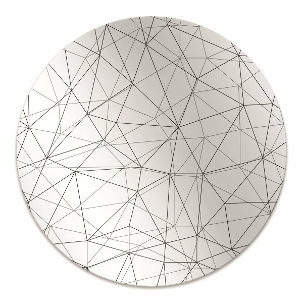 Ochranná podložka pod stoličku geometrické línie