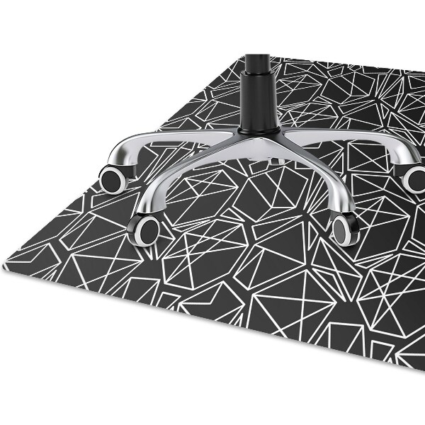 Podložka pod stoličku geometrické tvary