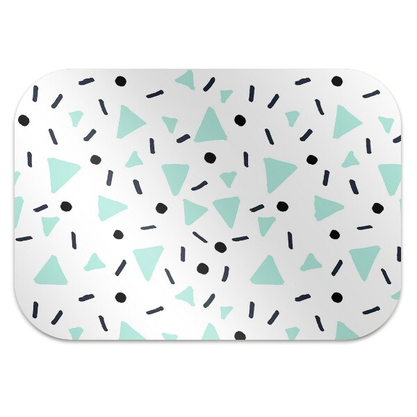 Ochranná podložka pod stoličku retro pattern