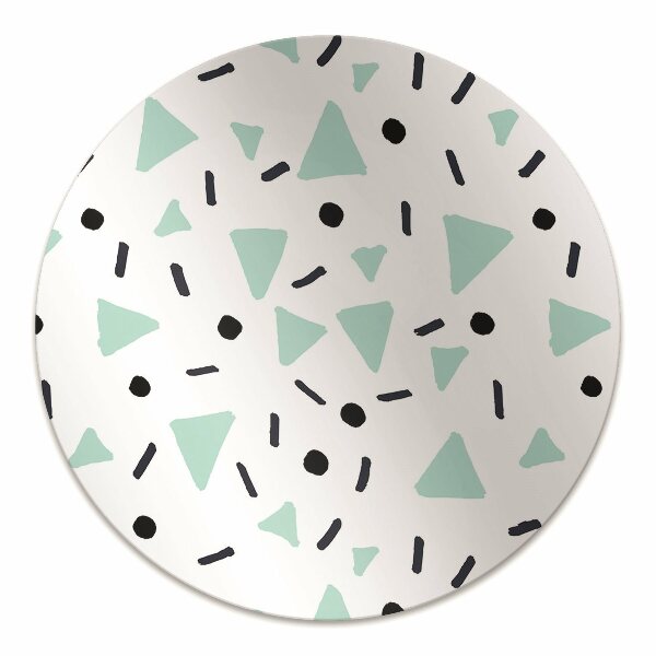 Ochranná podložka pod stoličku retro pattern