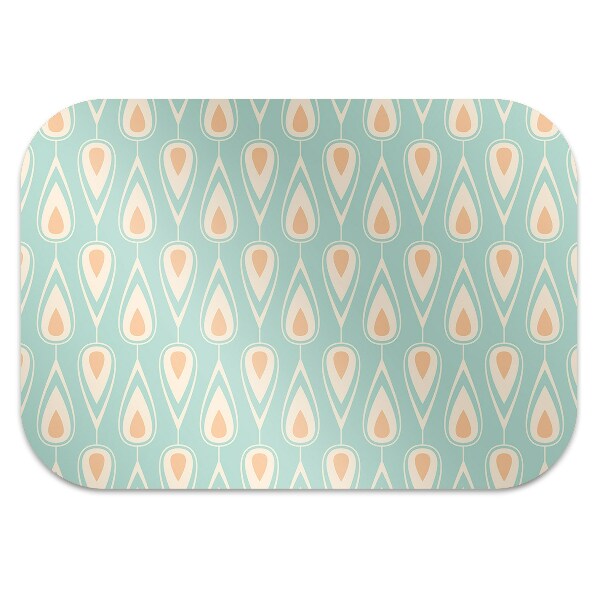 Ochranná podložka pod stoličku retro pattern
