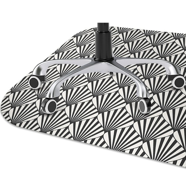 Ochranná podložka pod stoličku geometrické vzory