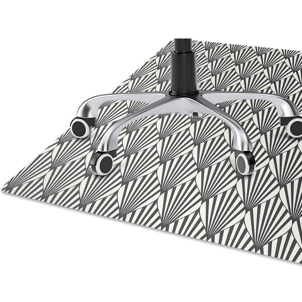 Ochranná podložka pod stoličku geometrické vzory