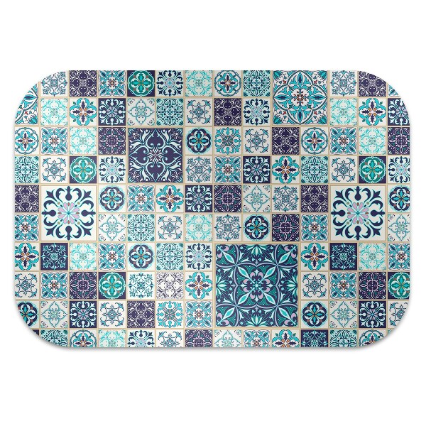 Ochranná podložka pod stoličku krásna patchwork
