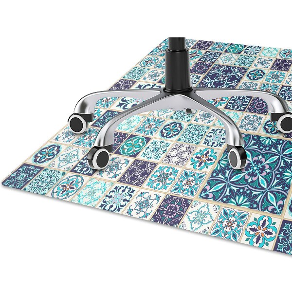Ochranná podložka pod stoličku krásna patchwork