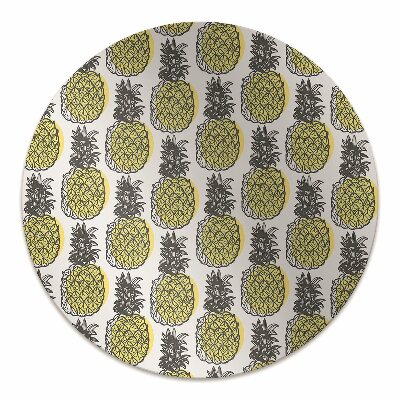 Ochranná podložka pod stoličku ananásový vzor