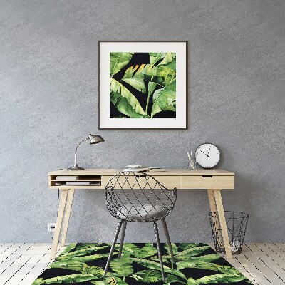 Podložka pod kolieskovú stoličku tropical leaf