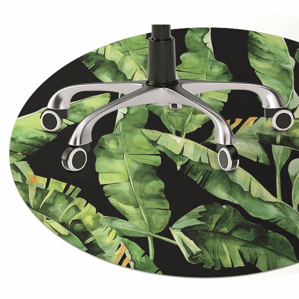 Podložka pod kolieskovú stoličku tropical leaf