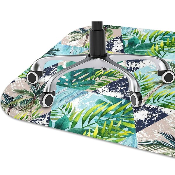 Ochranná podložka pod stoličku Tropical mozaika