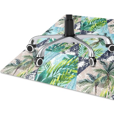 Ochranná podložka pod stoličku Tropical mozaika