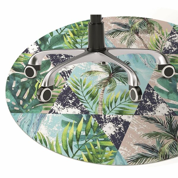Ochranná podložka pod stoličku Tropical mozaika