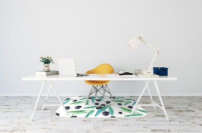 Podložka pod kolieskovú stoličku olivy