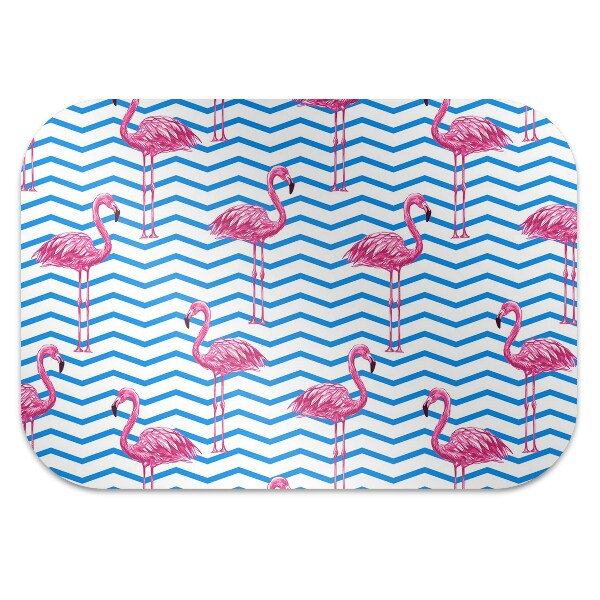Podložka pod kolieskovú stoličku Flamingos