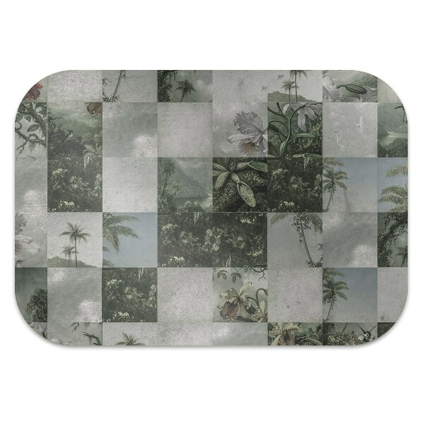 Podložka pod stoličku tropické Patchwork