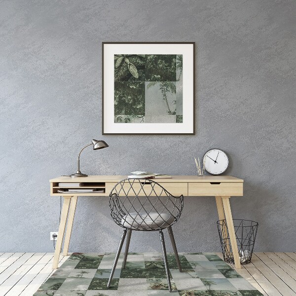 Podložka pod stoličku tropické Patchwork
