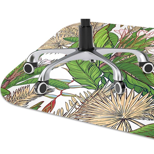 Ochranná podložka pod stoličku Tropical jungle