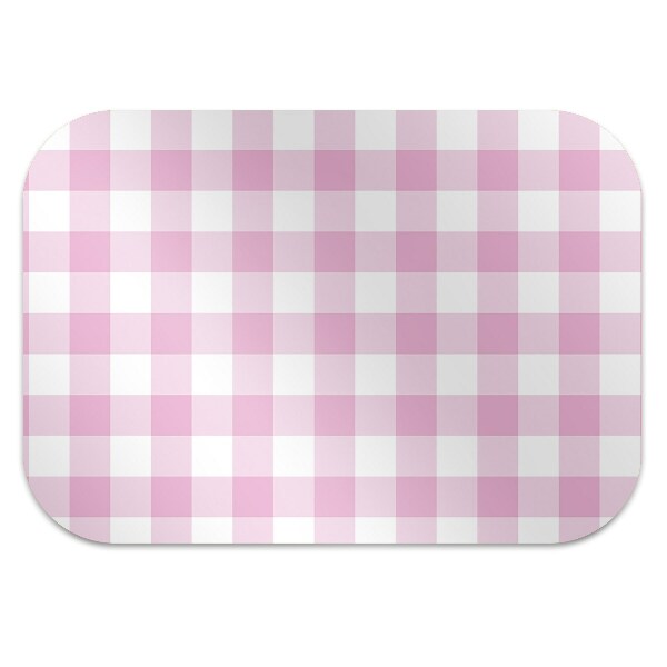 Podložka pod kancelársku stoličku pink mriežka