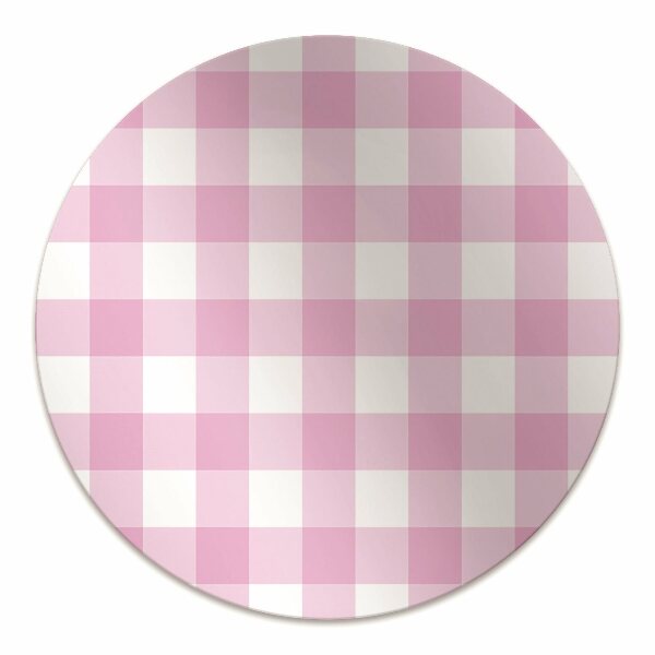 Podložka pod kancelársku stoličku pink mriežka