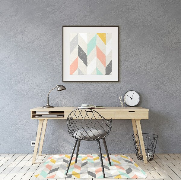Podložka pod kancelársku stoličku pastel rybia kosť