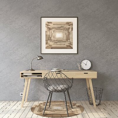 Podložka pod kancelársku stoličku abstraktné drevo