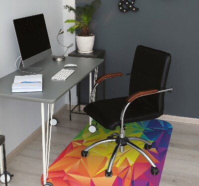 Ochranná podložka pod stoličku farba abstrakcie