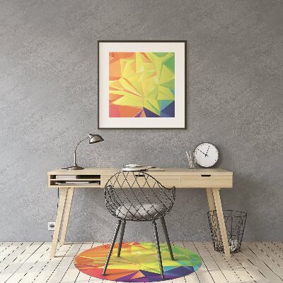 Ochranná podložka pod stoličku farba abstrakcie