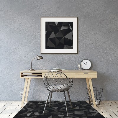 Podložka pod kancelársku stoličku abstrakcie black