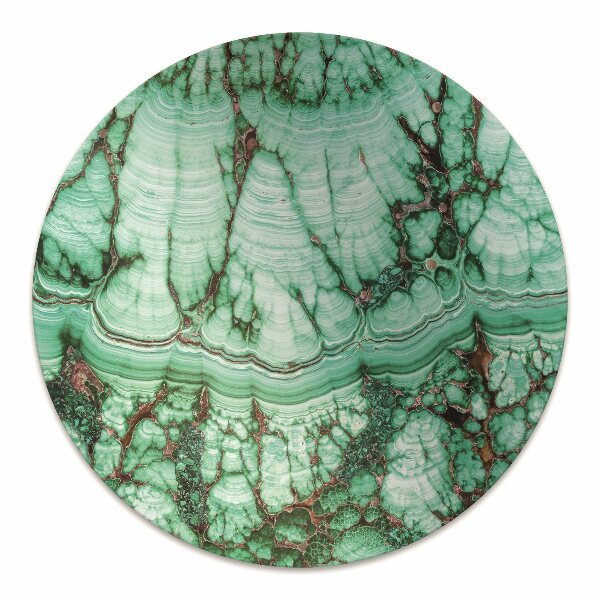 Podložka pod kancelársku stoličku Marble tyrkysová
