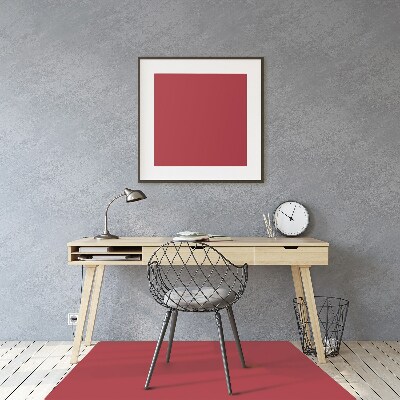 Podložka pod stoličku Tmavo červená farba