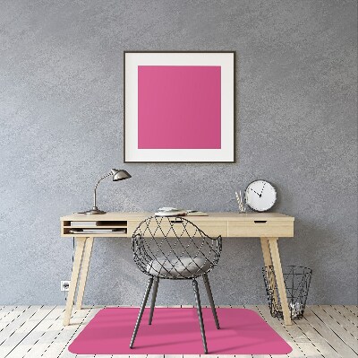 Podložka pod kolieskovú stoličku ružová farba