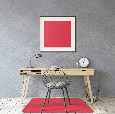 Podložka pod kolieskovú stoličku červená farba