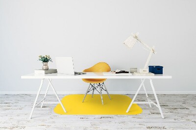 Podložka pod kancelársku stoličku Jasne žltá farba