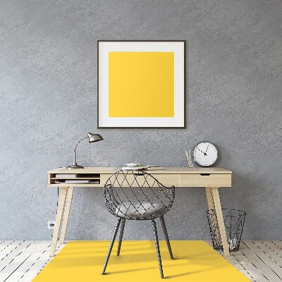Podložka pod kancelársku stoličku Jasne žltá farba