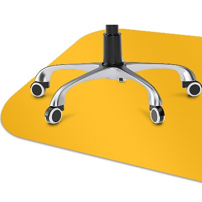 Podložka pod kolieskovú stoličku farba žltá