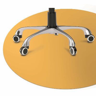 Podložka pod kolieskovú stoličku farba žltá