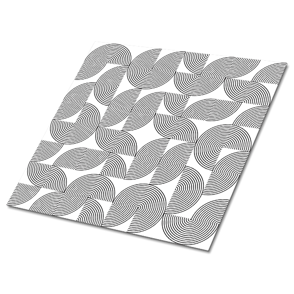 Vinylové dlažby obklady Geometrický šedý motív