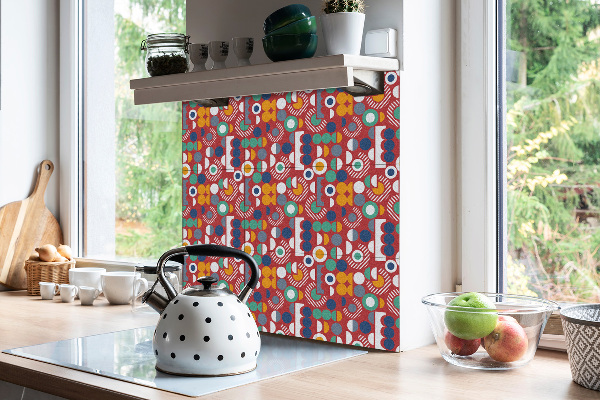 Samolepiace vinylové dlaždice Geometrický vintage vzor