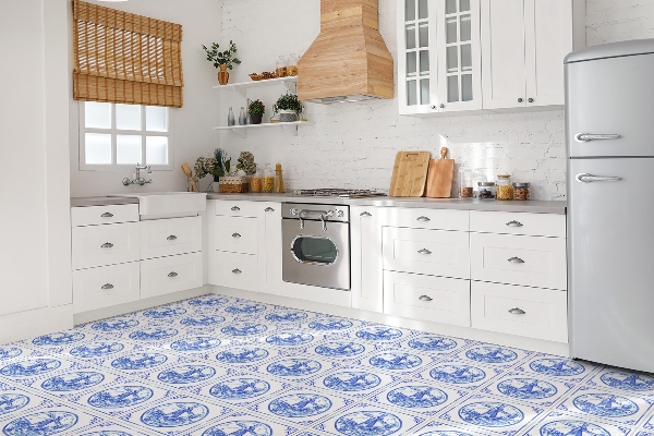 Vinylové panely Veterný mlyn v štýle azulejos