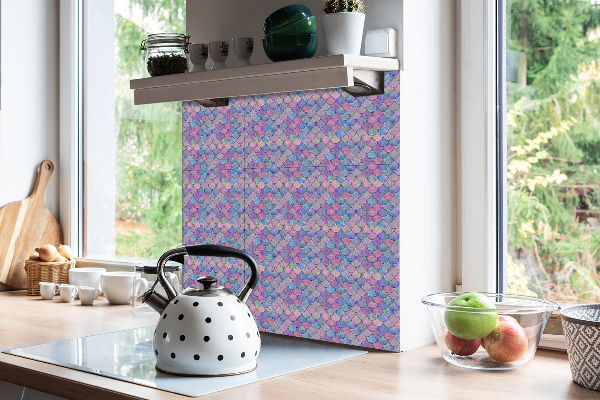 Vinylové panely Farebné rybie šupiny