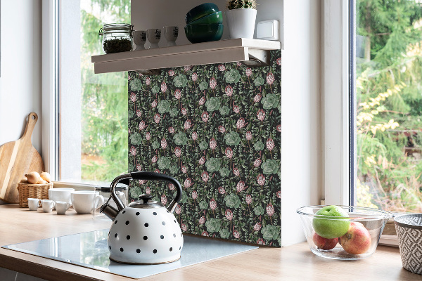 Samolepiace vinylové štvorce Sukulenty