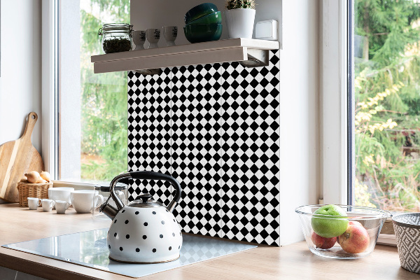 Vinylové obklady dlaždice Diagonálna šachovnica