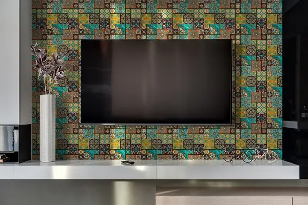 Samolepiaci dekoračný panel Kuchynská patchworka