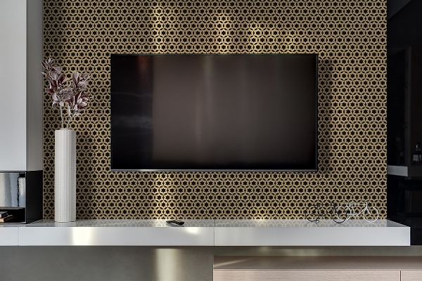 Stenový panel Geometrické hviezdy