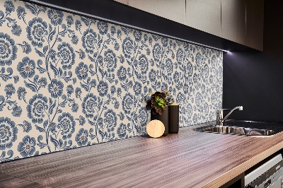 Stenový panel Klasický kvetinový vzor