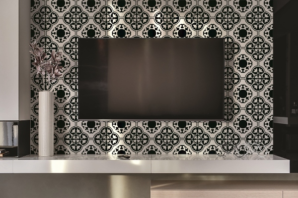 Samolepící panel na zeď Kvetinová ozdoba