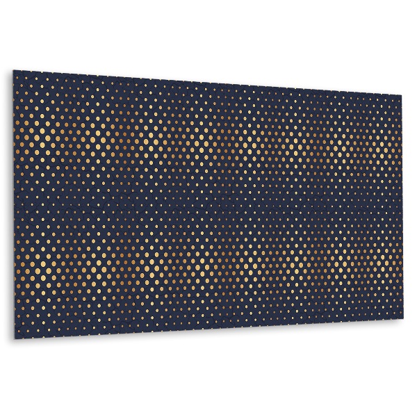 Dekoratívny nástenný panel Zlaté bodky